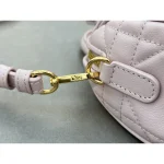 Pink Leather Top-Handle Mini Bag