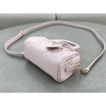 Pink Leather Top-Handle Mini Bag