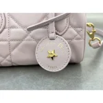 Pink Leather Top-Handle Mini Bag
