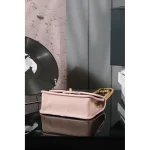 Pink Quilted Chain Mini Flap Bag