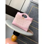 Pink Top-Handle Mini Bag