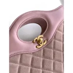 Pink Top-Handle Mini Bag