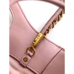 Pink Top-Handle Mini Bag