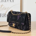 Printed-Denim-Flap-Black