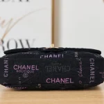 Printed-Denim-Flap-Black