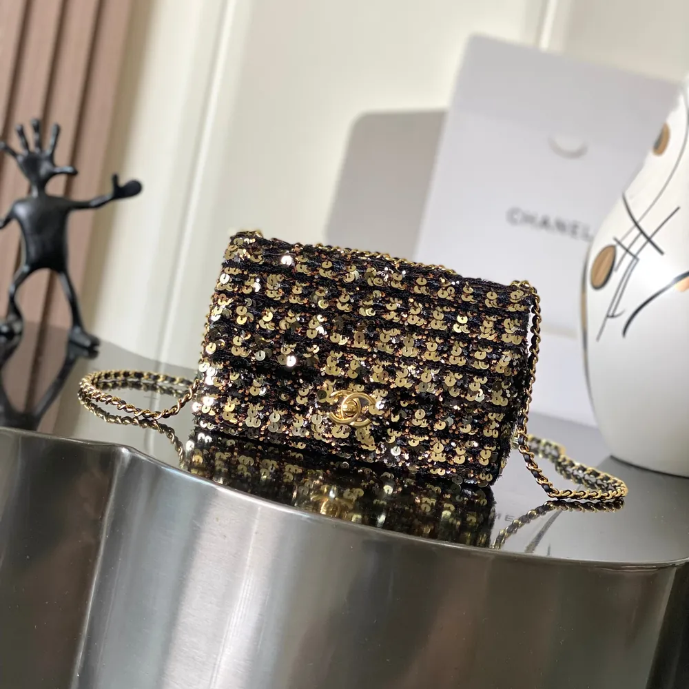 Sequin-Mini-Flap-Navy-Gold