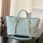 Striped-Canvas-Deauville-Tote-Blue