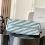 Striped-Canvas-Deauville-Tote-Blue