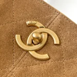 Suede-Leather-Colorblock-Hobo-Brown