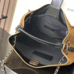 Suede-Leather-Colorblock-Hobo-Brown