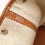 Tan Leather Garden Tote