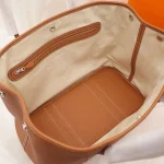 Tan Leather Garden Tote