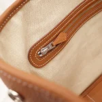 Tan Leather Garden Tote