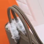 Taupe Leather Garden Tote