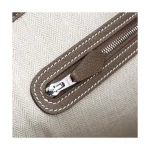 Taupe Leather Garden Tote
