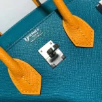 Teal Mini Structured Tote