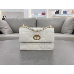 White Cannage Flap Bag