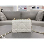 White Cannage Flap Bag