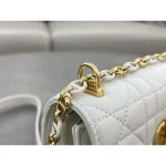 White Cannage Flap Bag