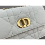 White Cannage Flap Bag
