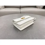 White Cannage Flap Bag