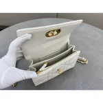 White Cannage Flap Bag