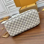 White Damier Large Tote