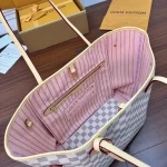 White Damier Large Tote