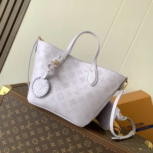 White Embossed Large Tote