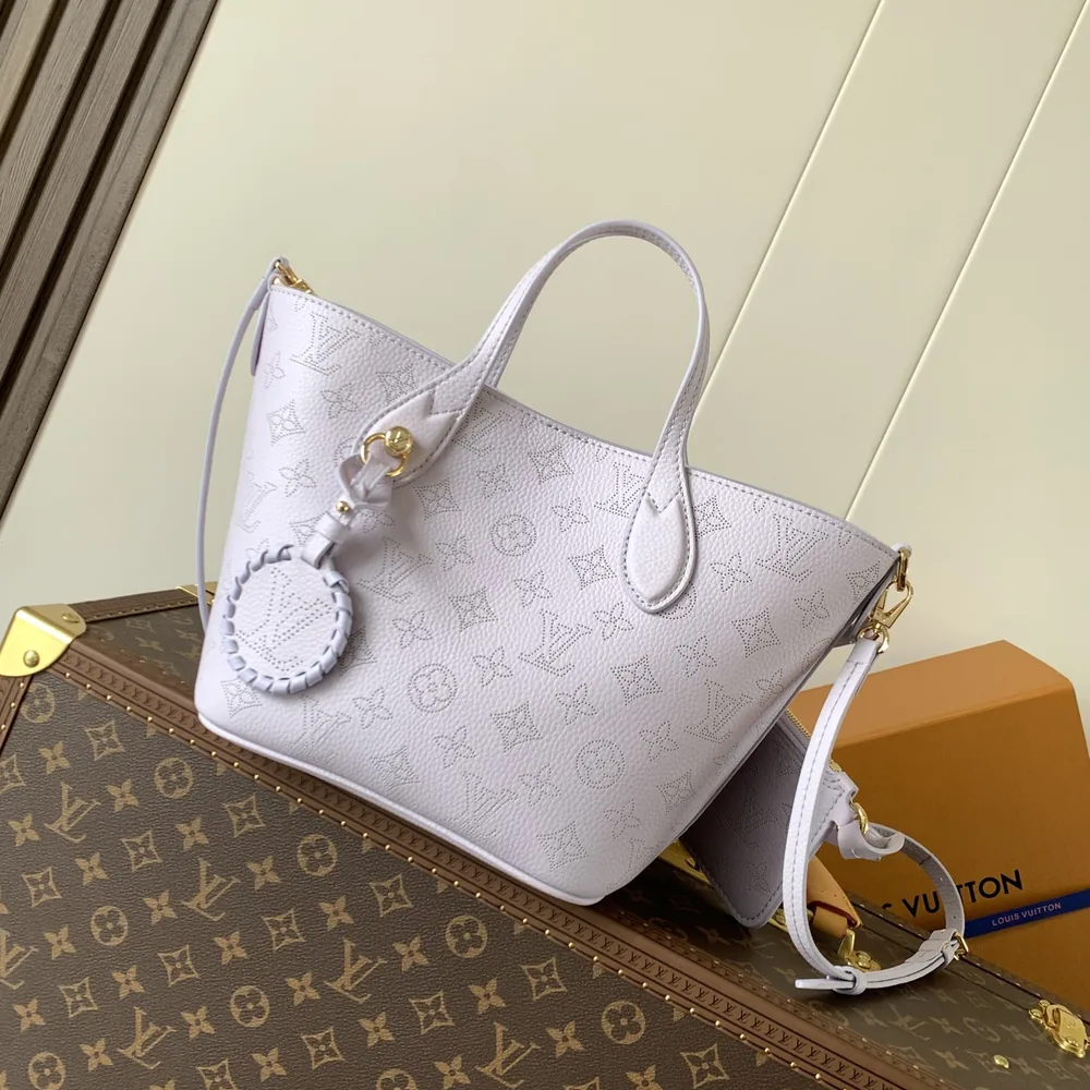White Embossed Large Tote