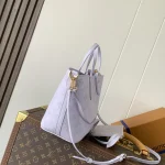 White Embossed Large Tote