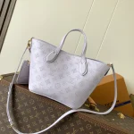 White Embossed Large Tote