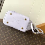 White Embossed Large Tote