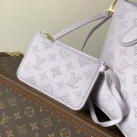 White Embossed Large Tote