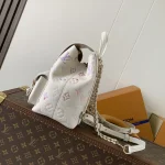White Floral Mini Backpack