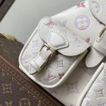 White Floral Mini Backpack