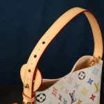 White Multicolor Monogram Bucket Bag