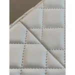 White Quilted Chain Shoulder Bag